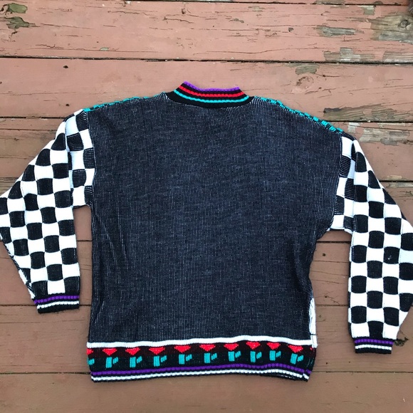 Vintage 80s Custom Designs Panda Sweater - Picture 4 of 4